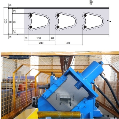 Mantıksal Duvar Yapı Duvar Stud ve Track Rolling Forming Makine Yüksek Hız
